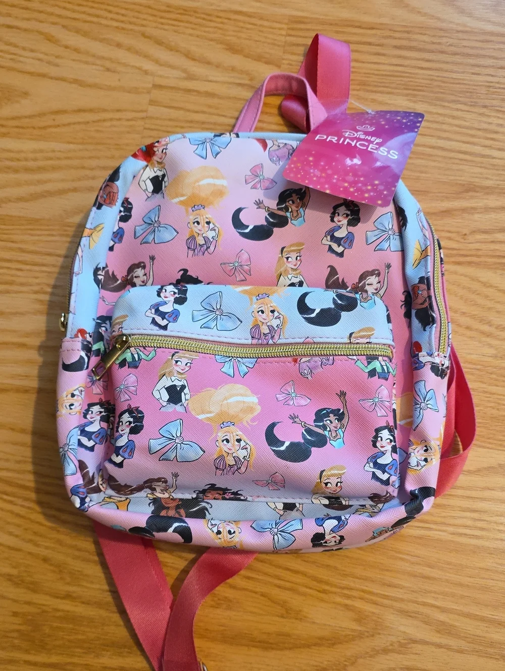 Disney Pink Princess Print Mini Backpack